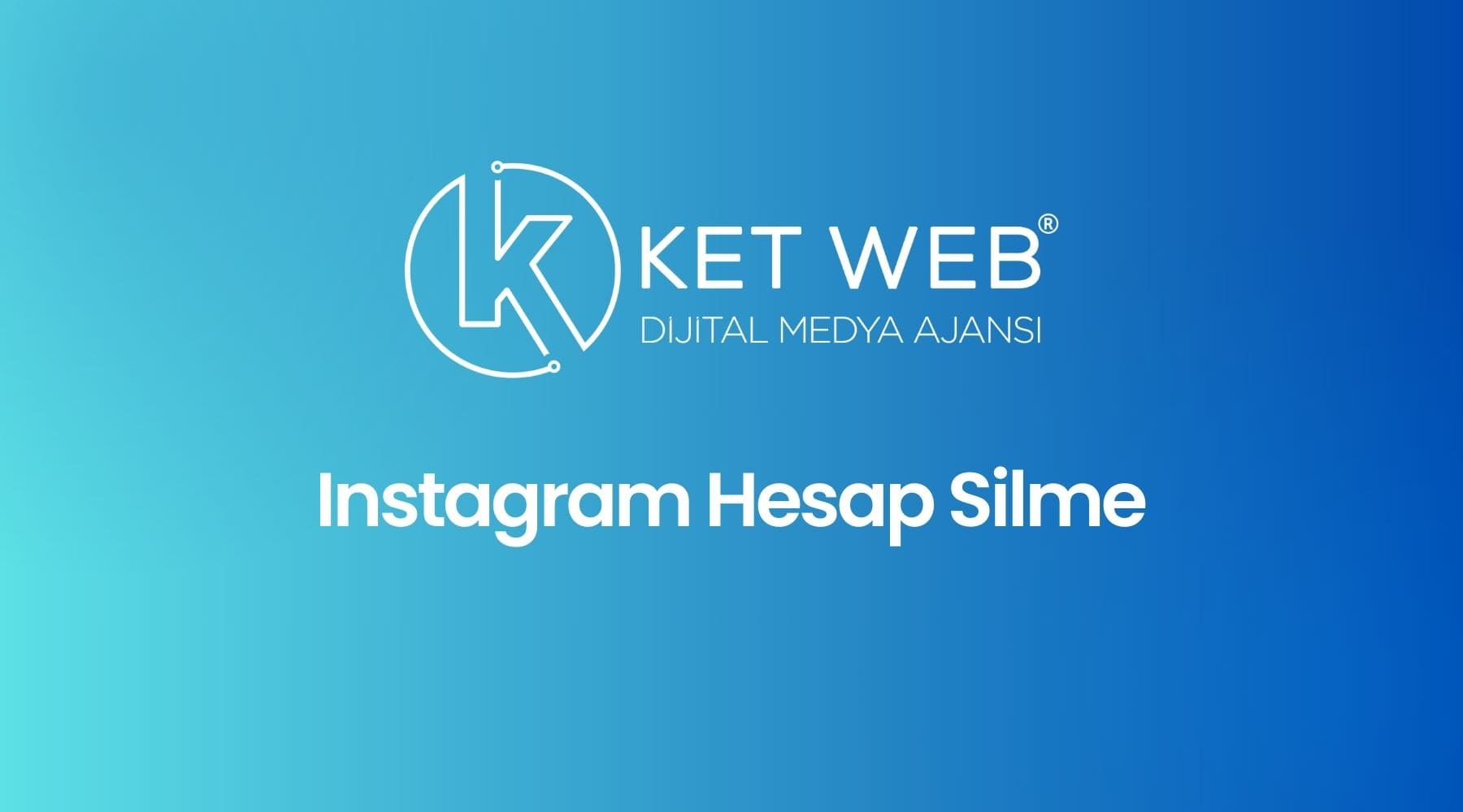 instagram hesap silme