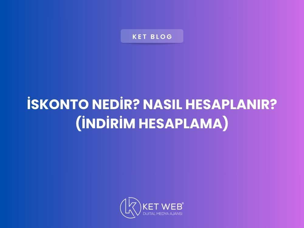 iskonto nedir nasil hesaplanir