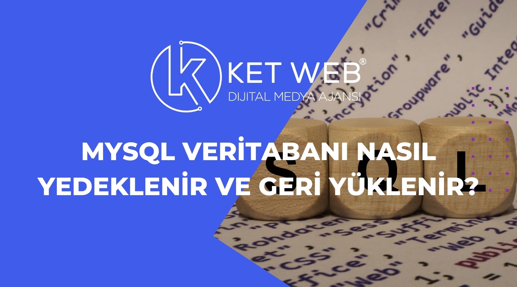 mysql veritabani yedekleme geri yukleme